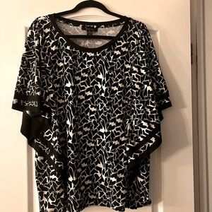 Style & co. XL butterfly sleeve ladies top